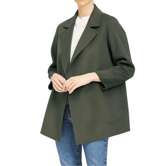 Large Coat | Wool and Cashmere Coat - Picture 3 of 16